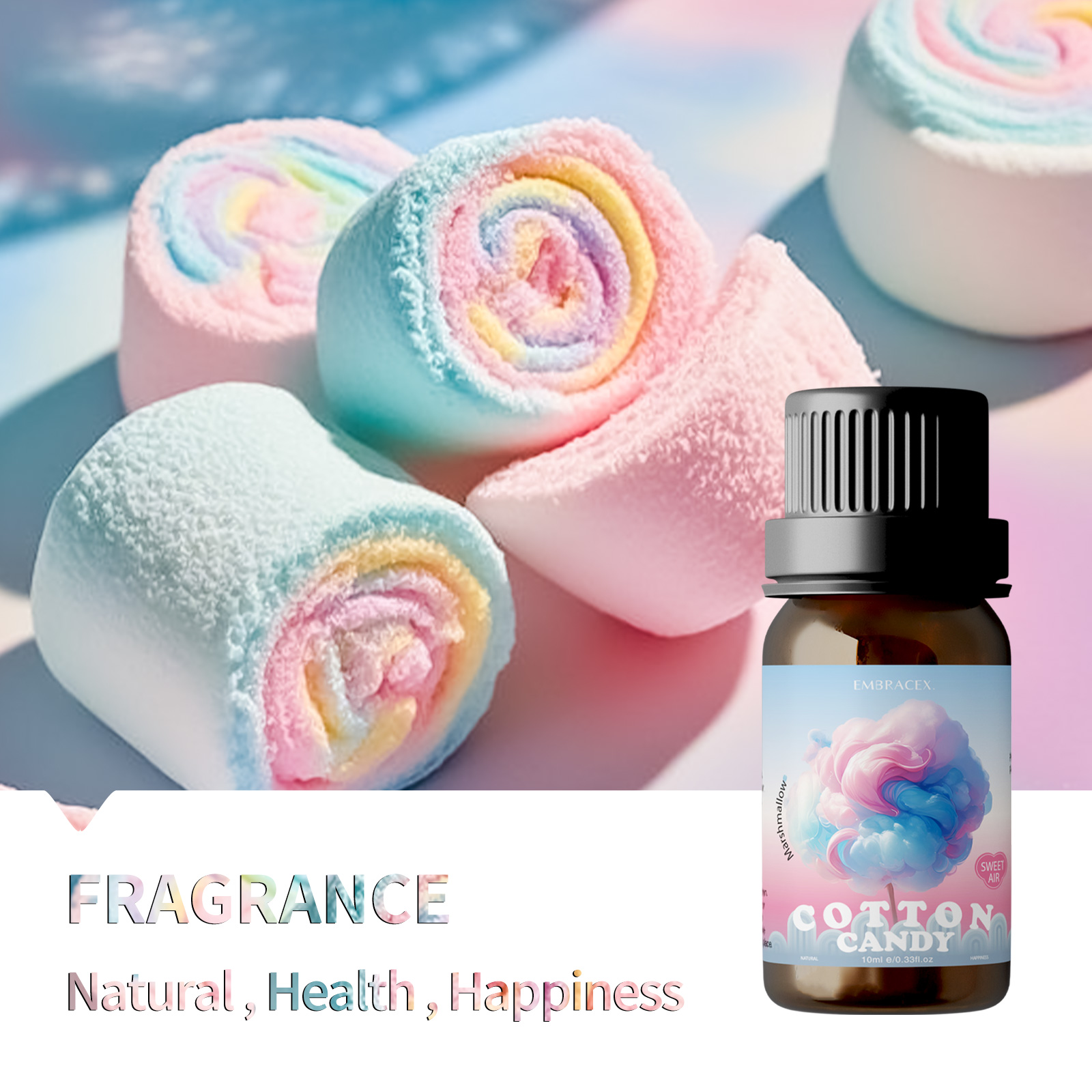 10ml Marshmallow/Cotton Candy  - Perfume Fragrance Essence บทวิจารณ์และราคา