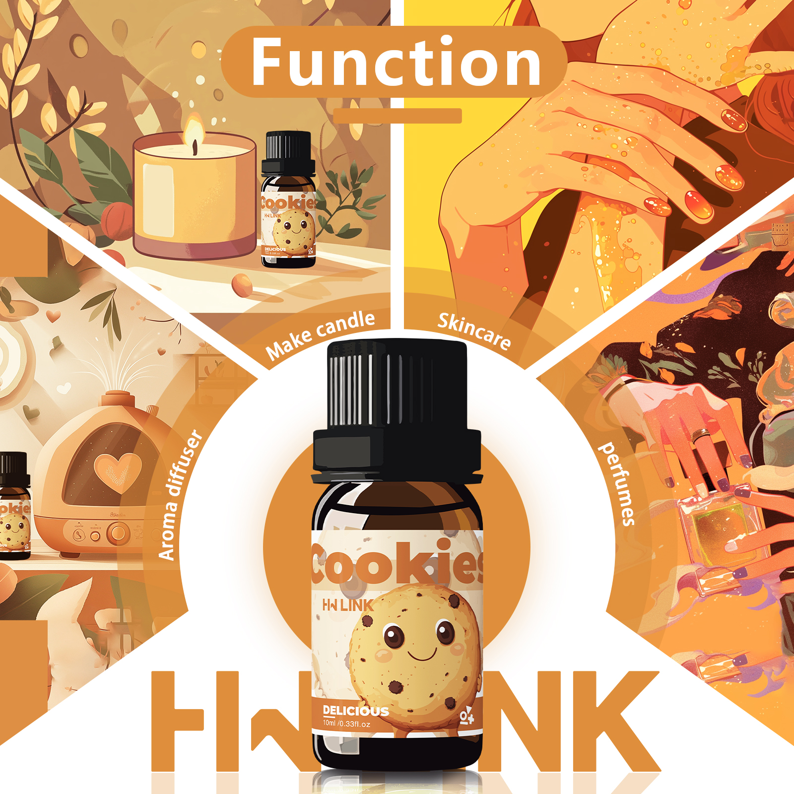 10ml Cookies Essential Oils Pe - Perfume Fragrance Essence บทวิจารณ์และราคา