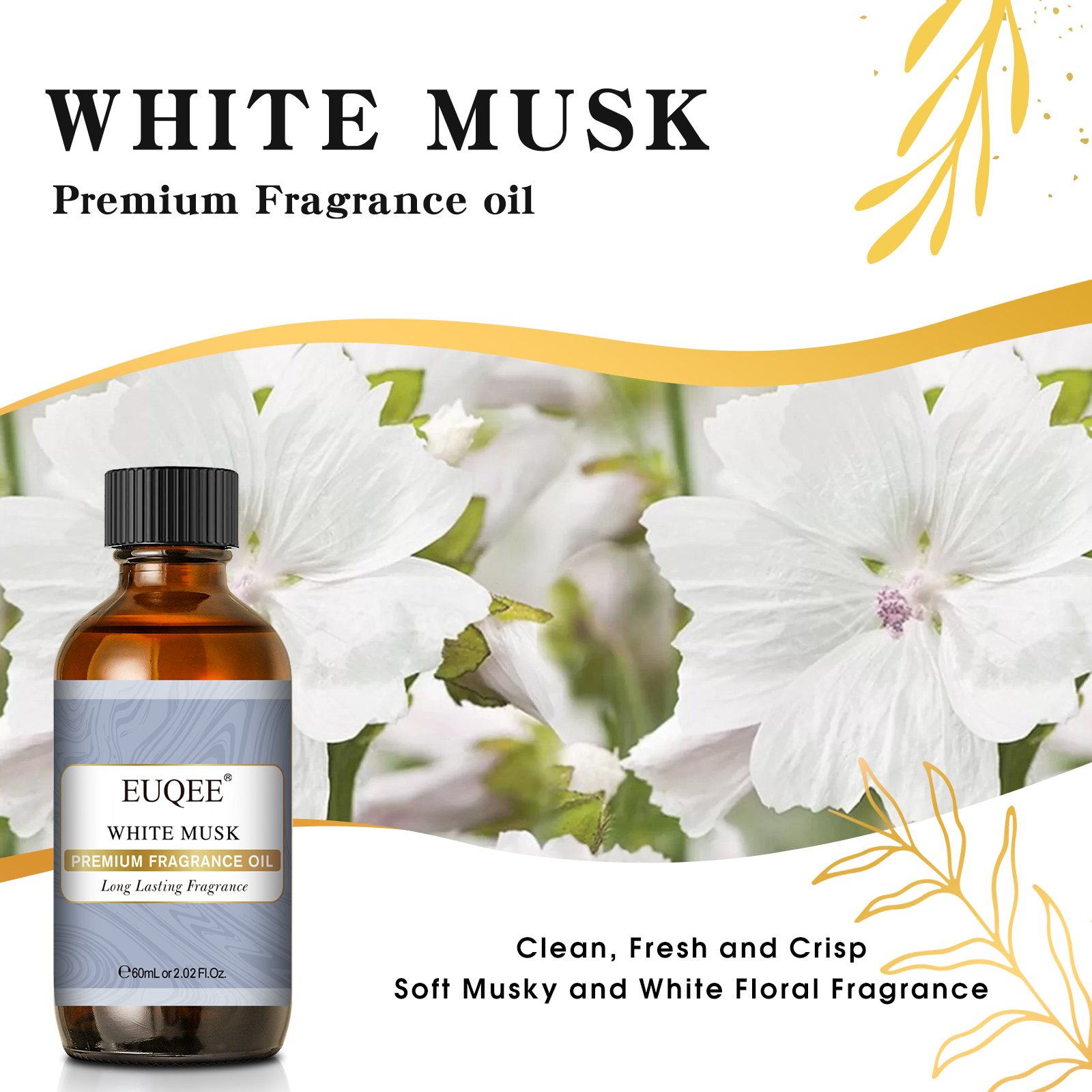 EUQEE 60ML Premium Fragrance O - Perfume Fragrance Essence บทวิจารณ์และราคา