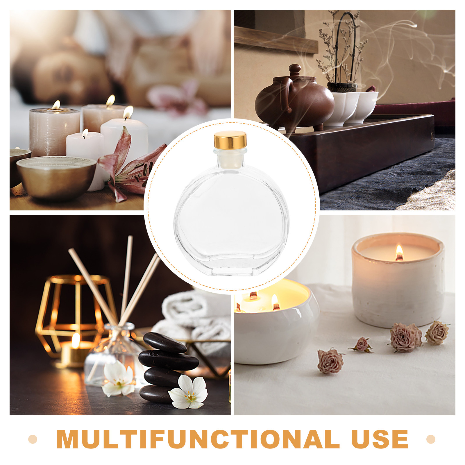 3Pcs Glass Aromatherapy Diffus - Perfume Fragrance Diffuser บทวิจารณ์และราคา