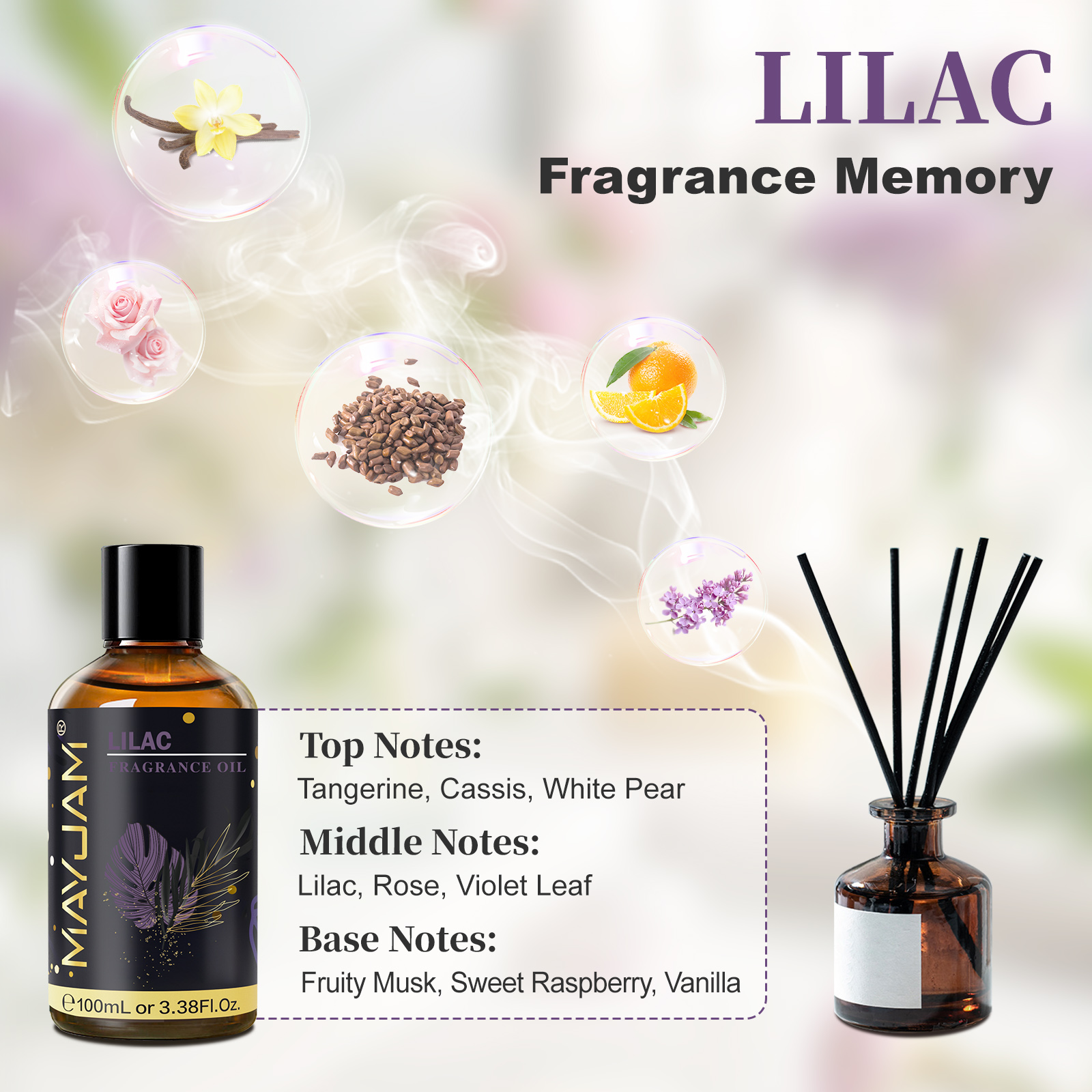 MAYJAM Fragrance Oil Hotel Lil - Perfume Fragrance Diffuser บทวิจารณ์และราคา