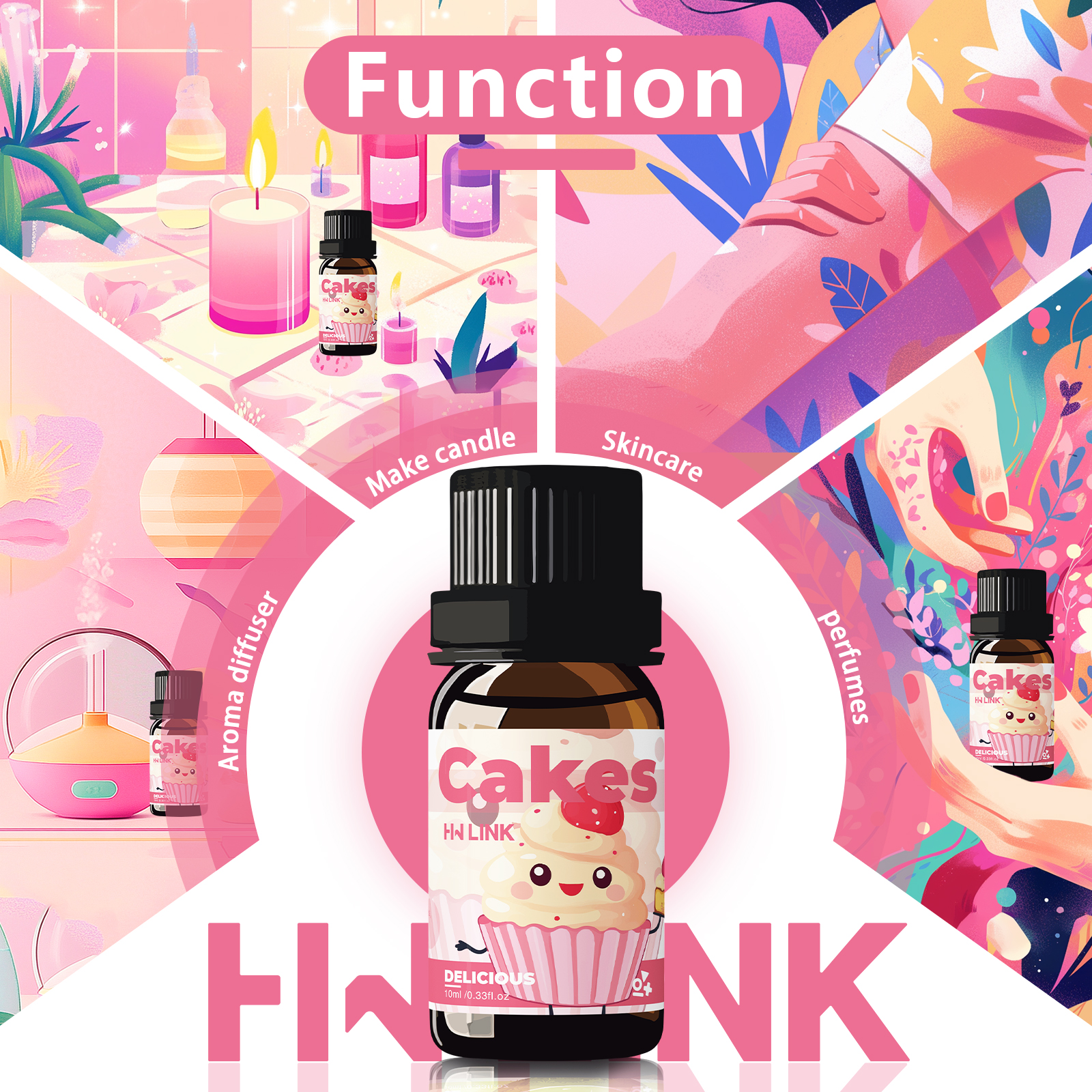 10ml Cakes Essential Oils Perf - Perfume Fragrance Essence บทวิจารณ์และราคา