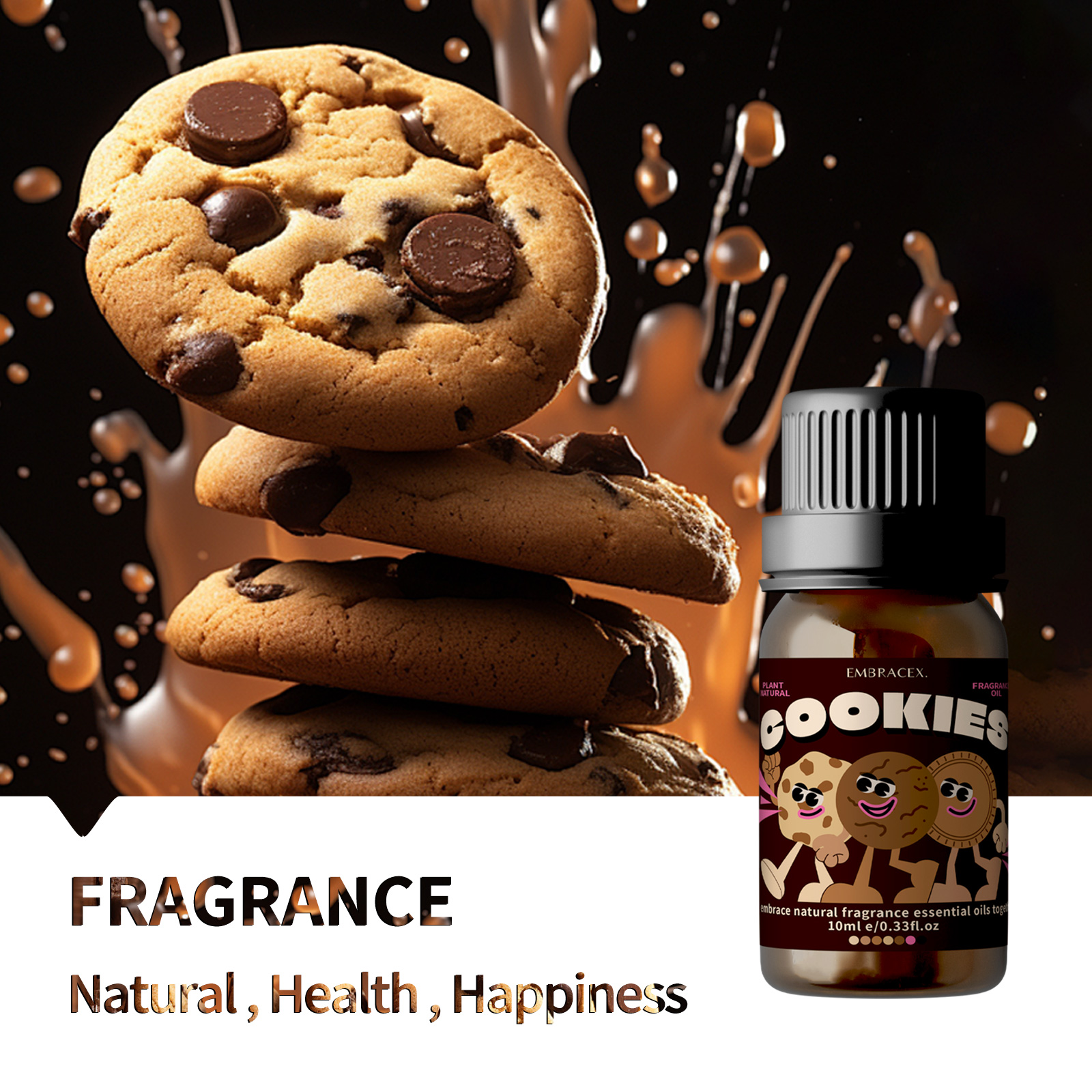 10ml Cookies Perfume Cookies F - Perfume Fragrance Diffuser บทวิจารณ์และราคา