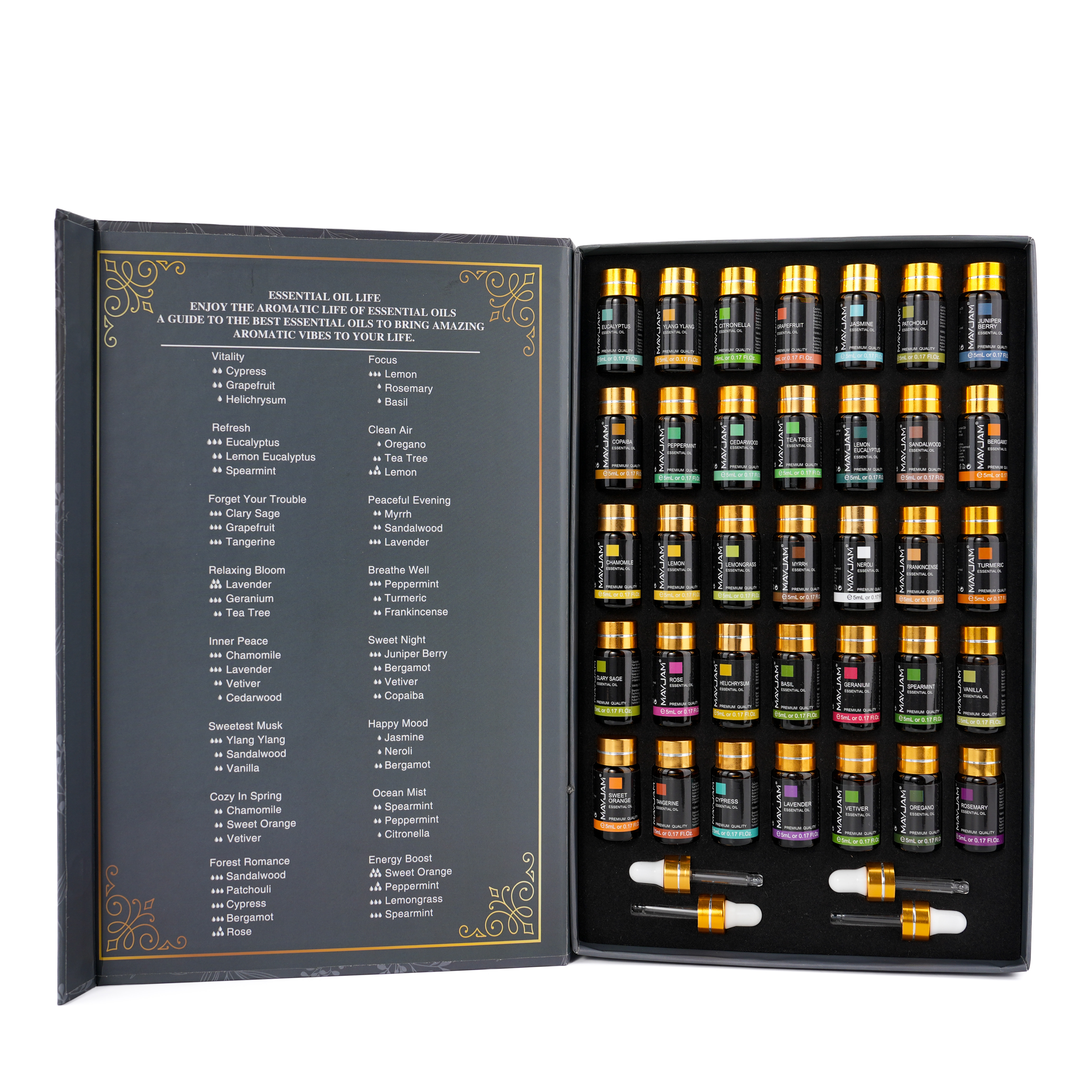 MAYJAM 35 Bottles Aromatherapy - Perfume Fragrance Essence บทวิจารณ์และราคา