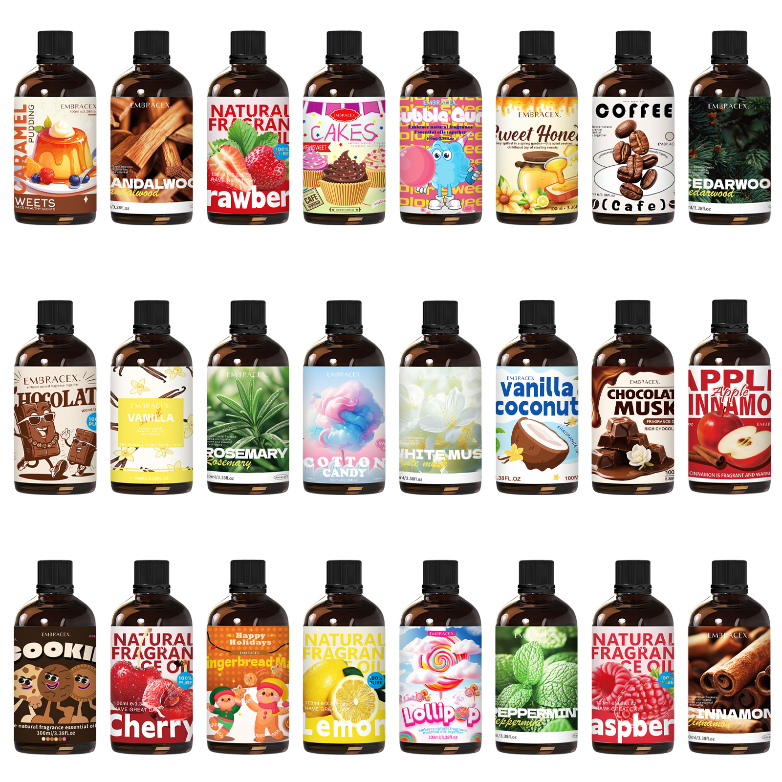 27 type 100ml Essential Oil Pe - Perfume Fragrance Types For Women บทวิจารณ์และราคา