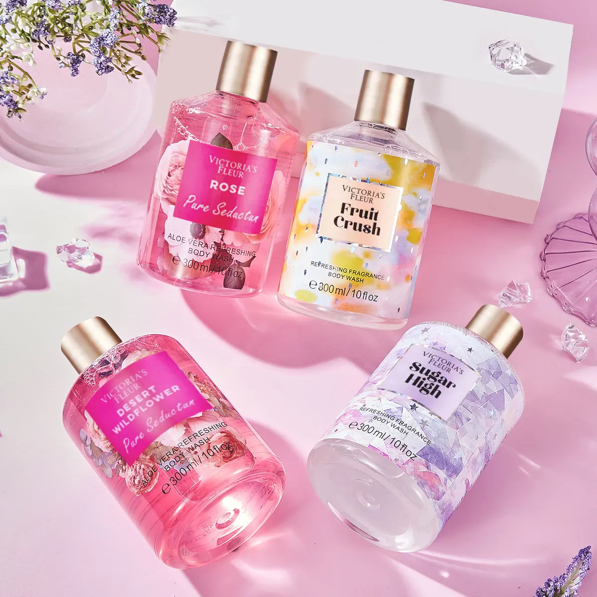 300ml Fragrant Shower Gel Velv - Perfume Fragrance Body Wash บทวิจารณ์และราคา