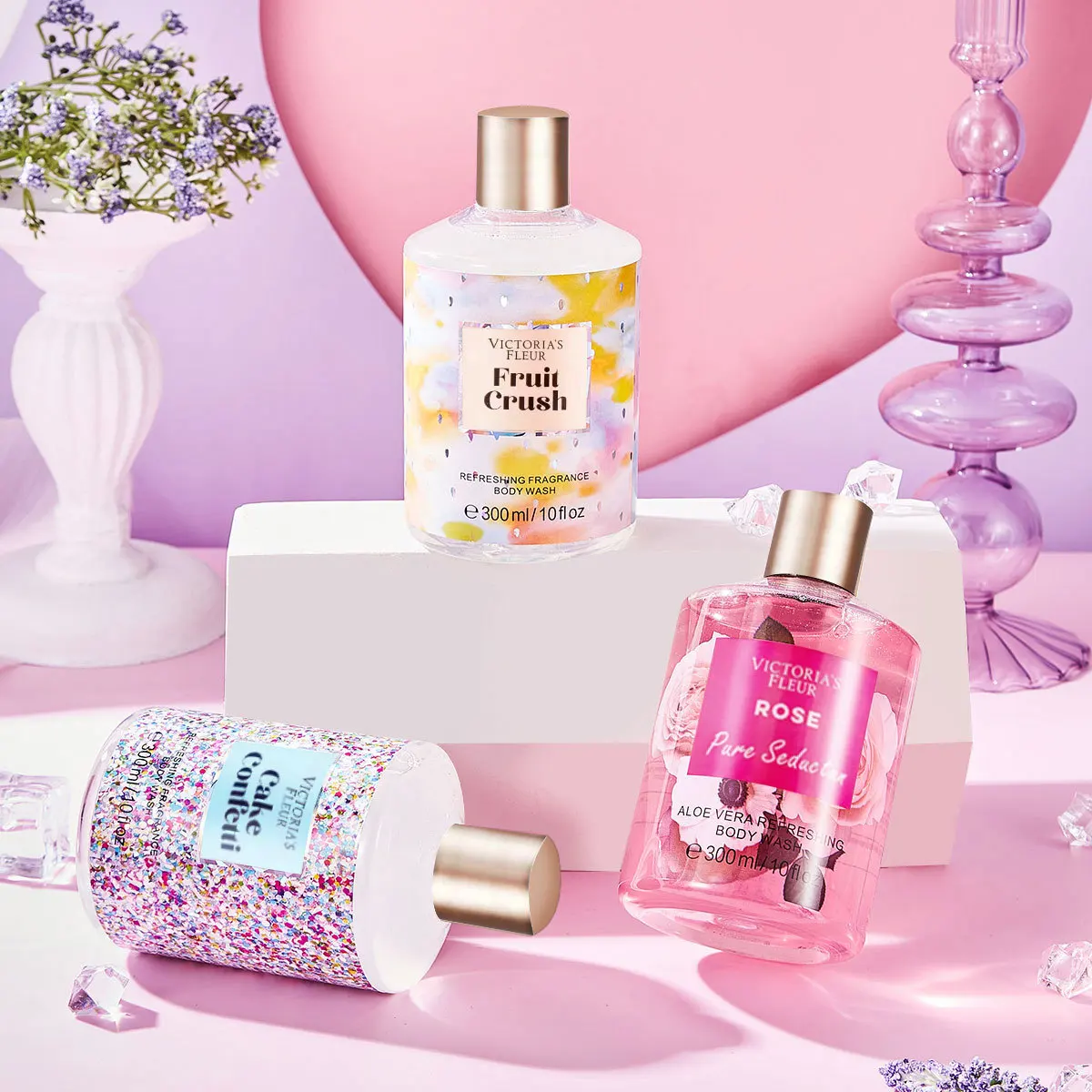 300ml Fragrant Shower Gel Velv - Perfume Fragrance Body Wash บทวิจารณ์และราคา