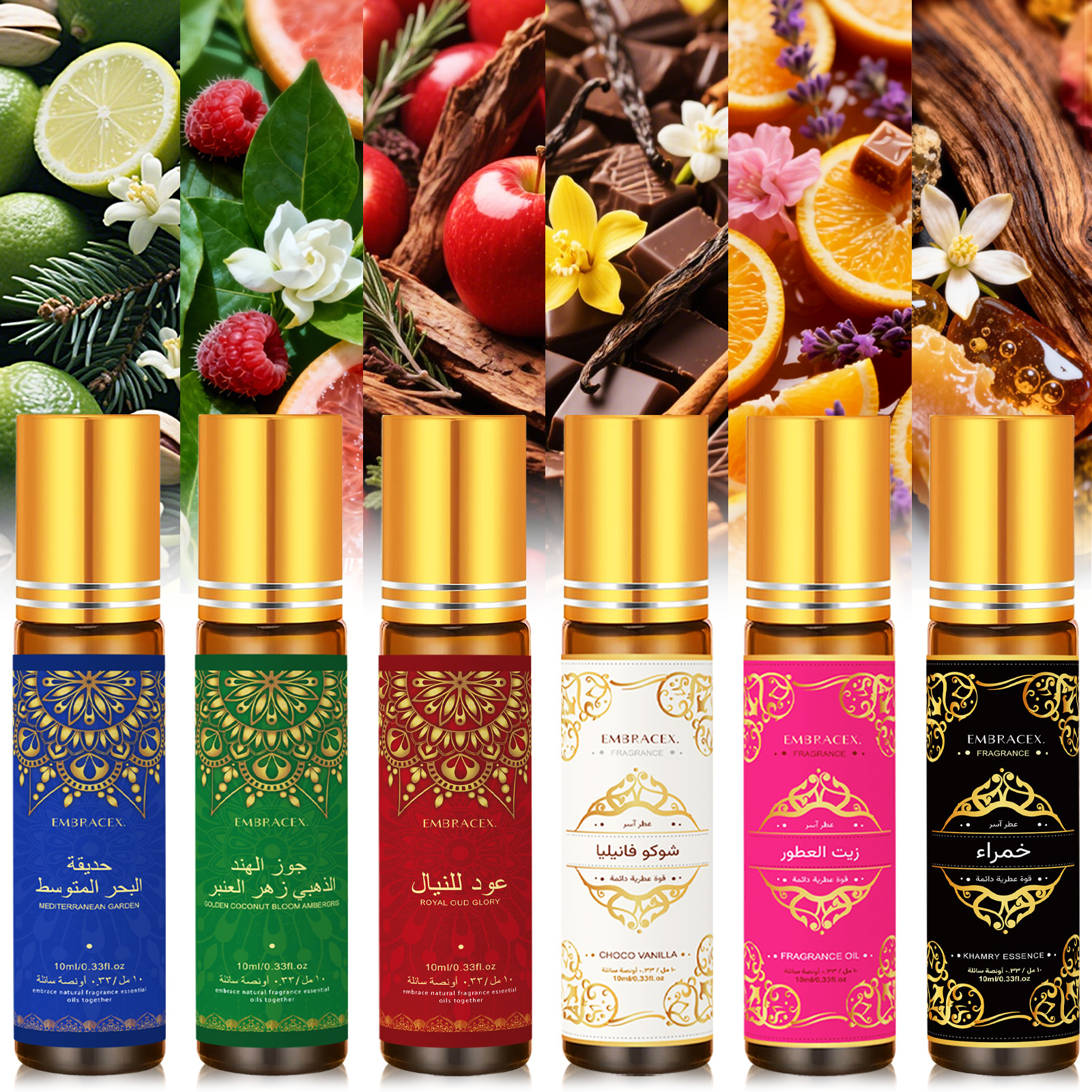 8PC/1PC 10ml Roller Essential  - Perfume Fragrance Essence บทวิจารณ์และราคา